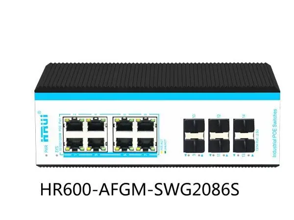 HRUI 14 Ports Gigabit Managed Industrial Switch