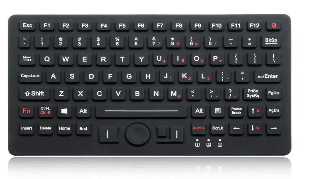 K-TEK-M282-DHP-FN-BL-NV-151B-SS Rugged Keyboard