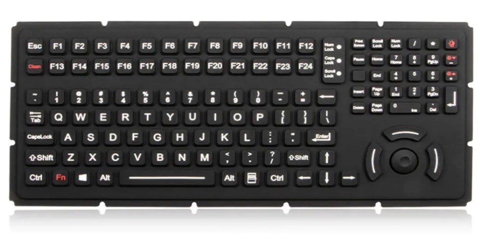 Rugged Keyboard K-TEK-M365HP-KP-FN-BL-ML-OEM