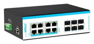 HRUI 90W BT Gigabit 2.5G Managed Industrial POE Switch