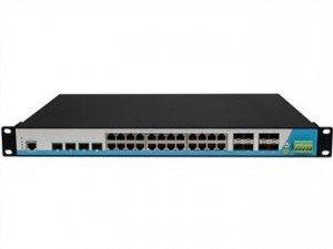 HRUI Industrial 24 Port L3 Managed POE Switch